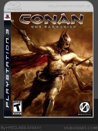 Conan The Barbarian box art cover