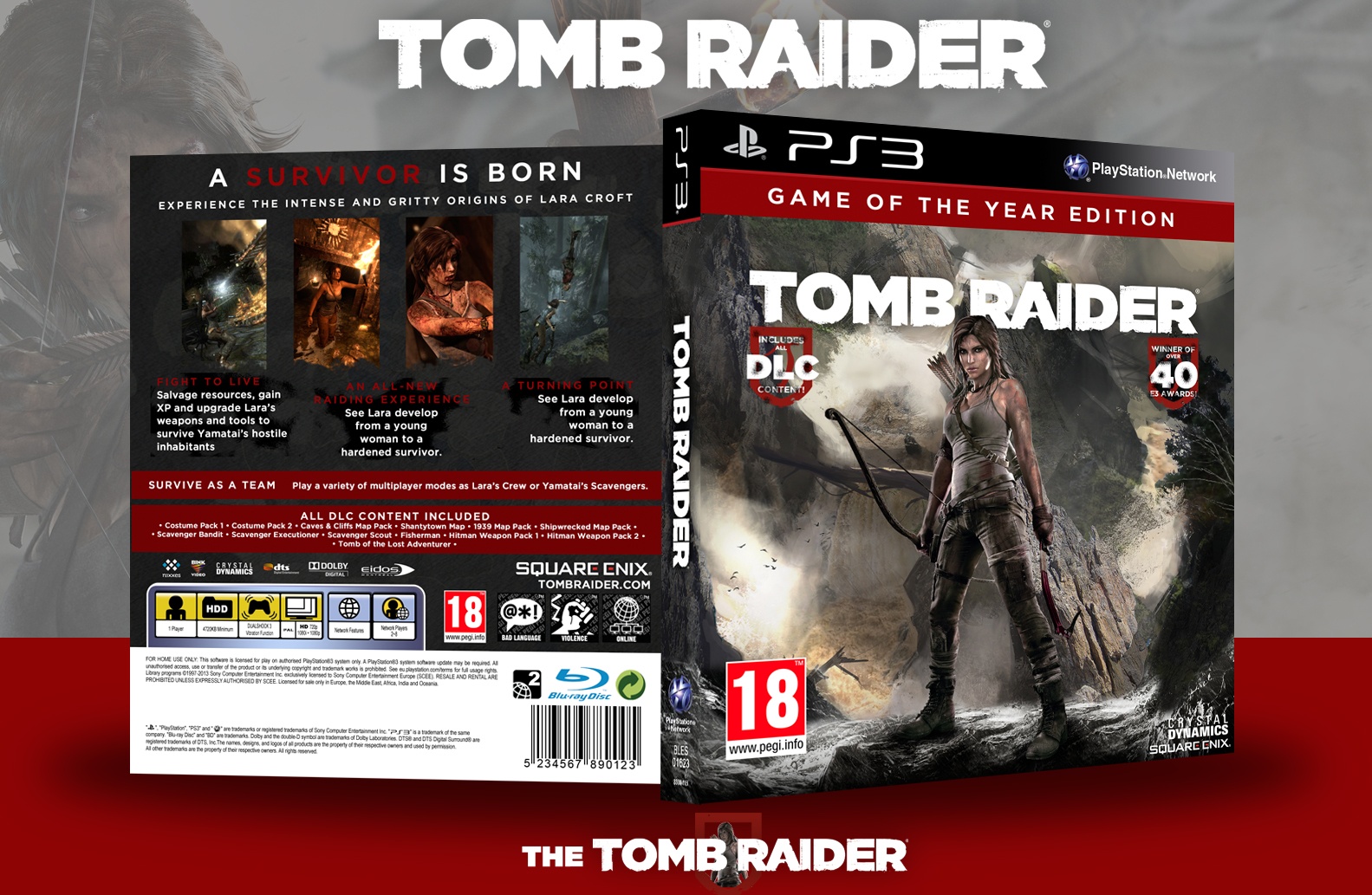 Tomb Raider: GOTY box cover