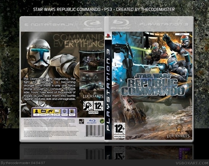 Star Wars: Republic Commando box art cover