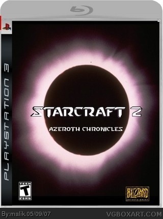 Starcraft 2 box art cover