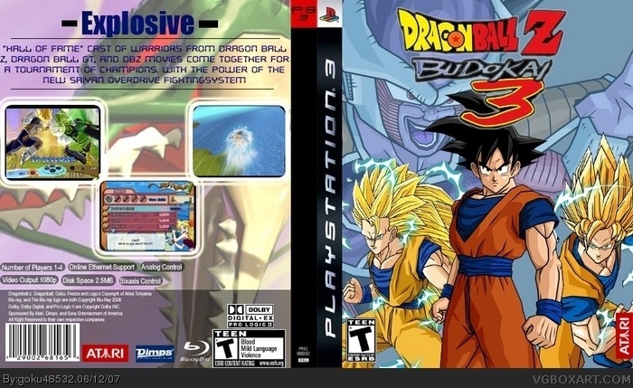 Dragon Ball Z: Budokai 3 box art cover
