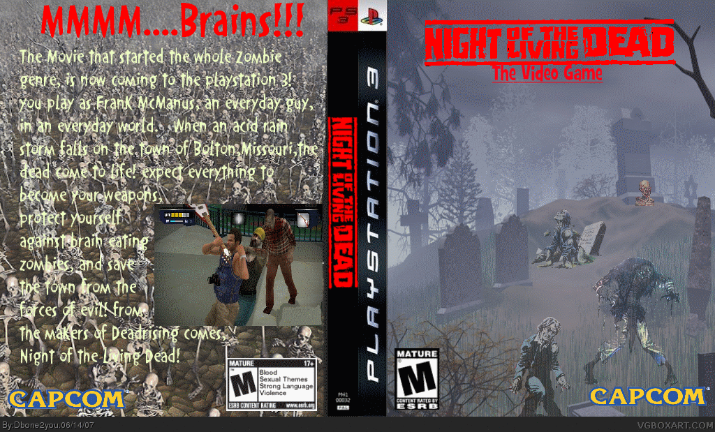 Night Of The Living Dead: The Video Game box cover