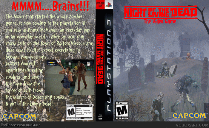 Night Of The Living Dead: The Video Game box art cover