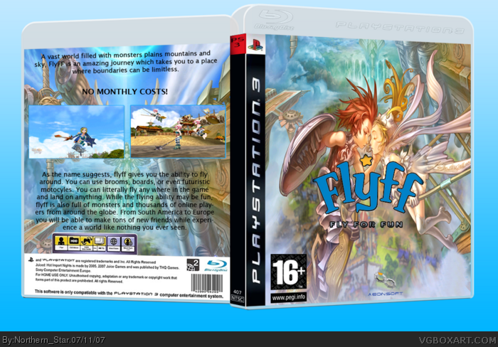 Fly For Fun (Flyff) box art cover