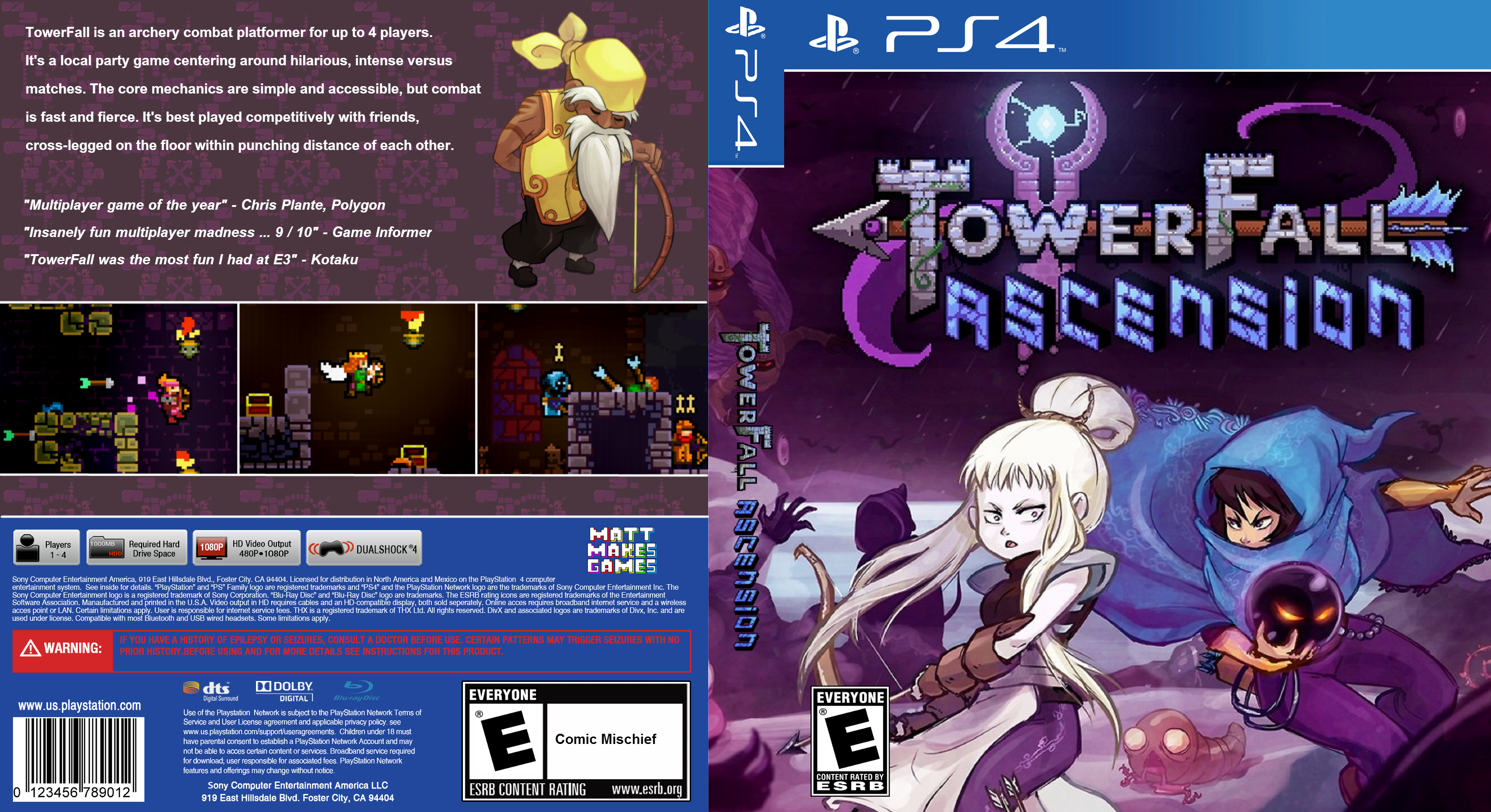 TowerFall: Ascension box cover