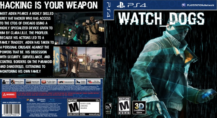 Watch_Dogs Cover box art cover