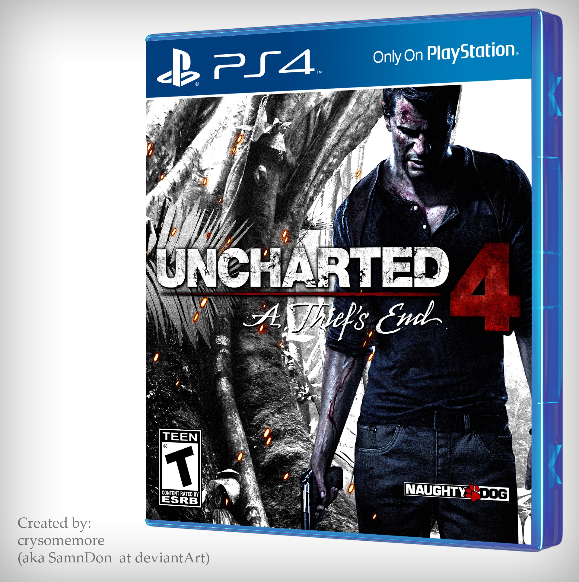 Uncharted 4: A Thief's End box cover