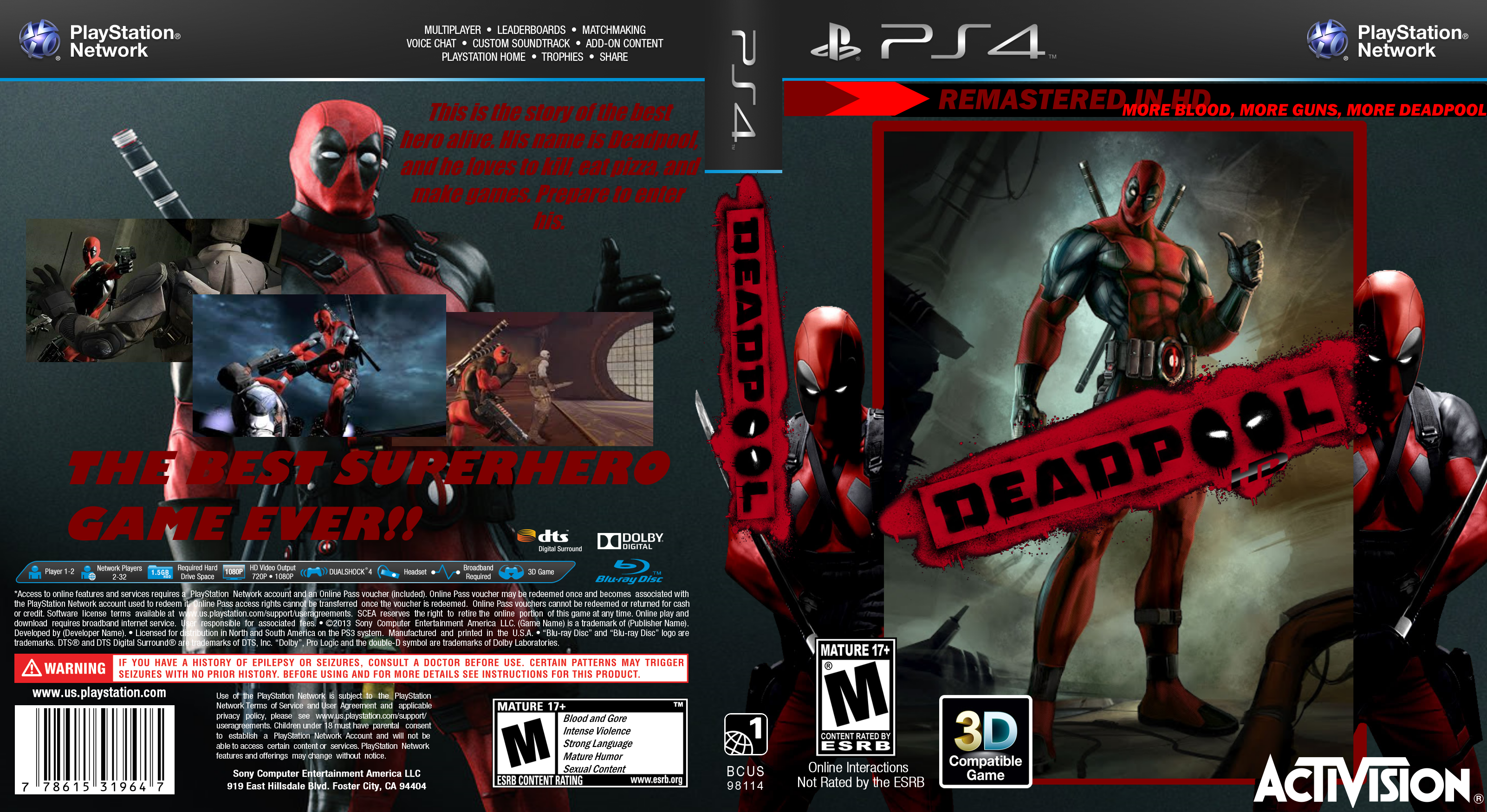 Deadpool HD: DP Edition box cover
