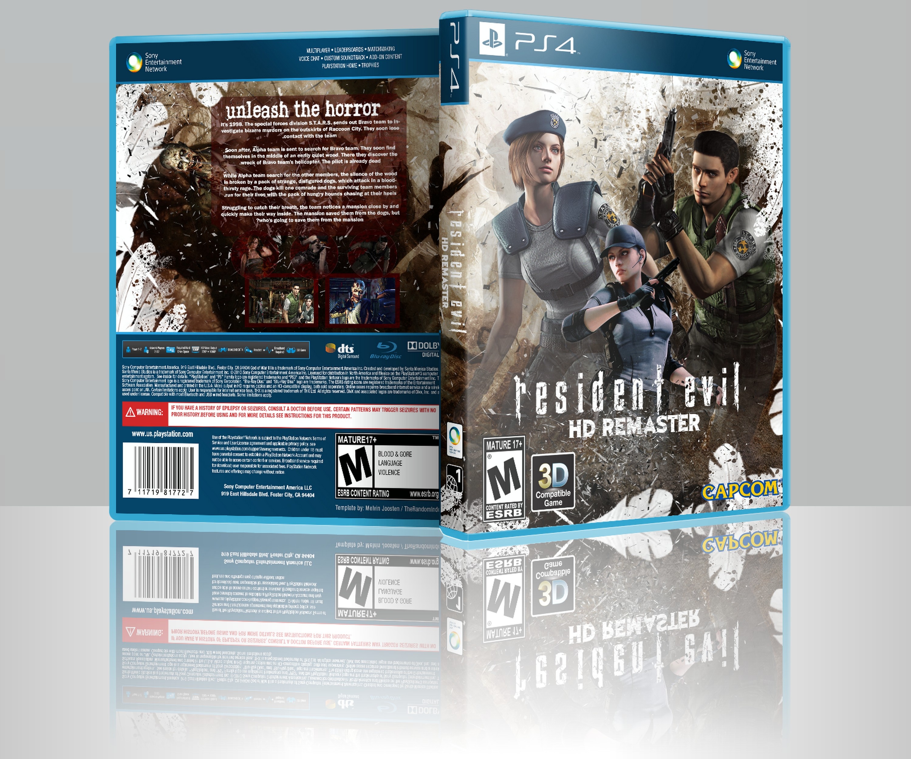 Resident Evil HD Remaster box cover