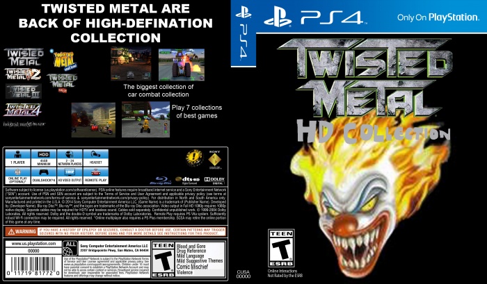 Twisted Metal: HD Collection box art cover