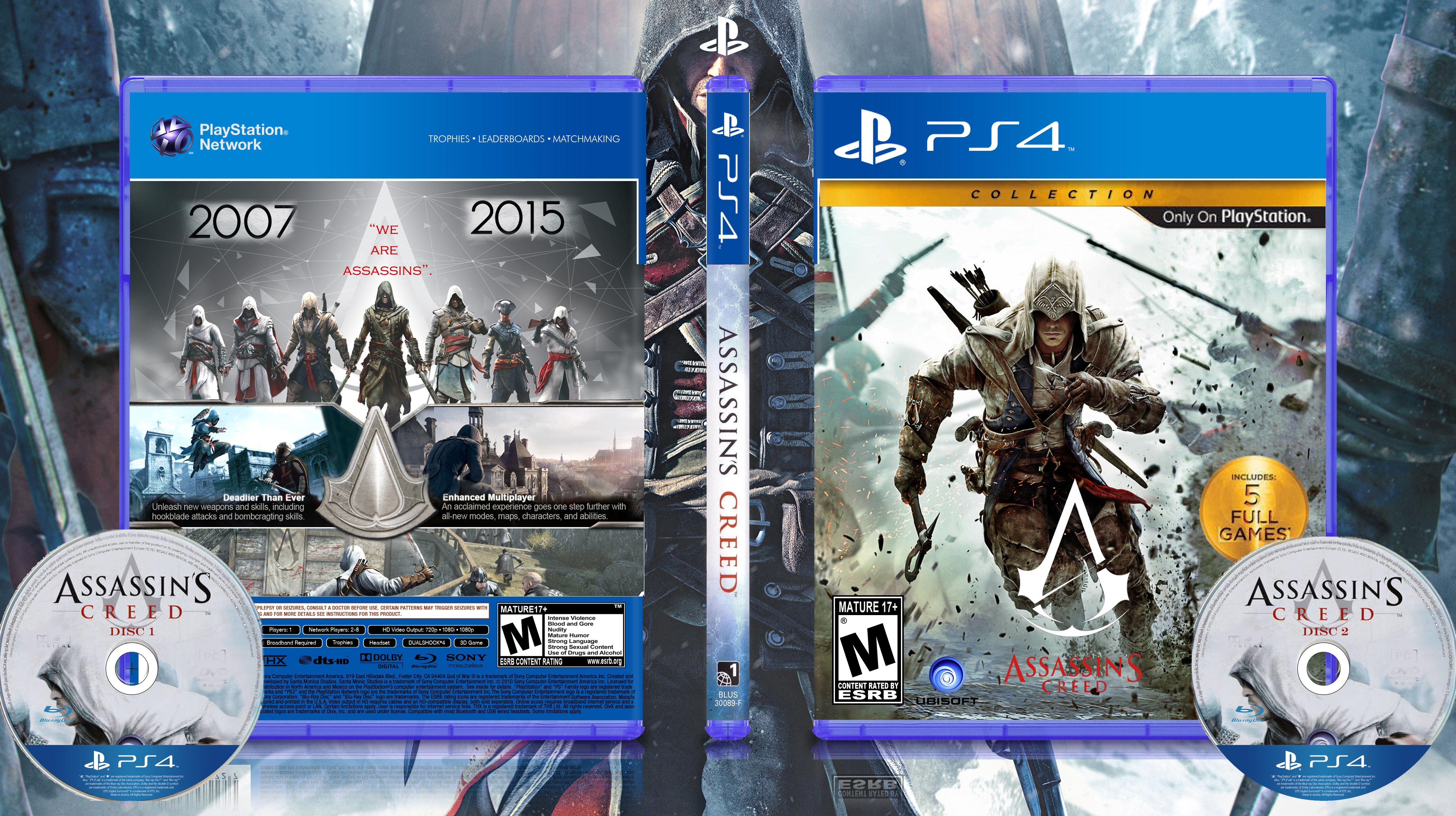 Assassins creed collection box cover