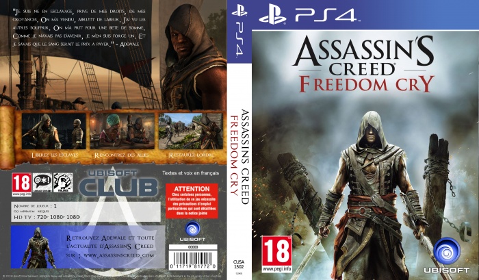 Assassin's Creed Freedom Cry box art cover