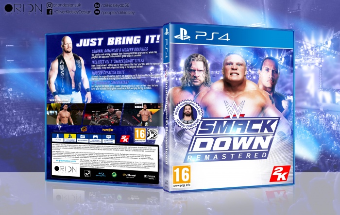 WWE Smackdown! Remastered box art cover