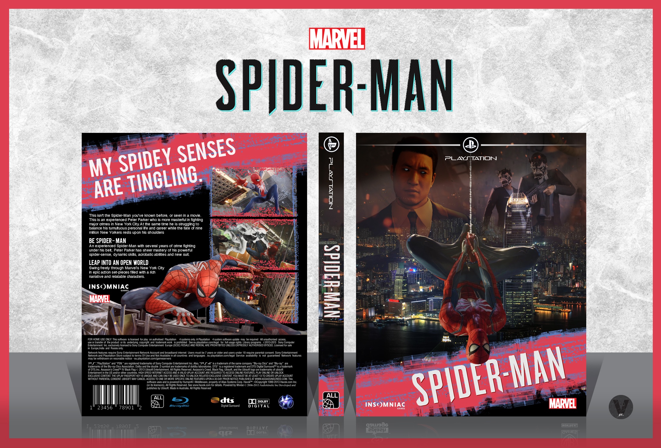 Spider man box cover