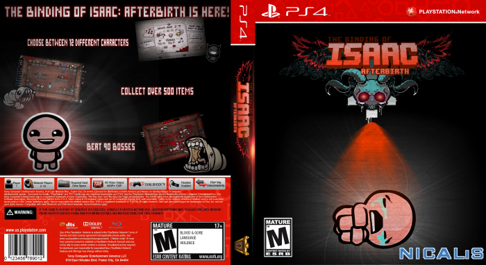 The Binding of Isaac: Afterbirth box art cover