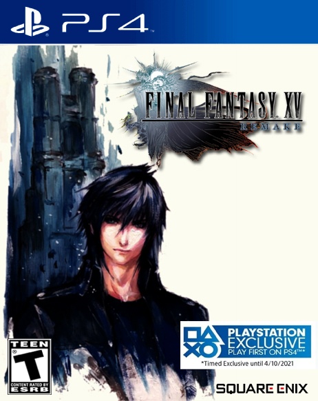 Final Fantasy XV Remake box cover