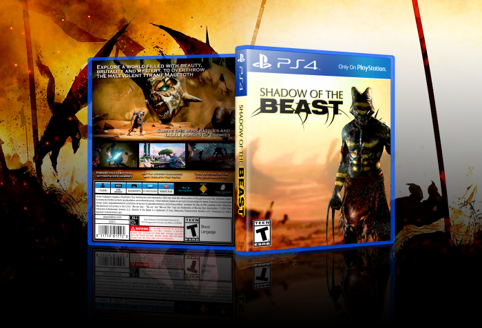 Shadow of the Beast box art cover