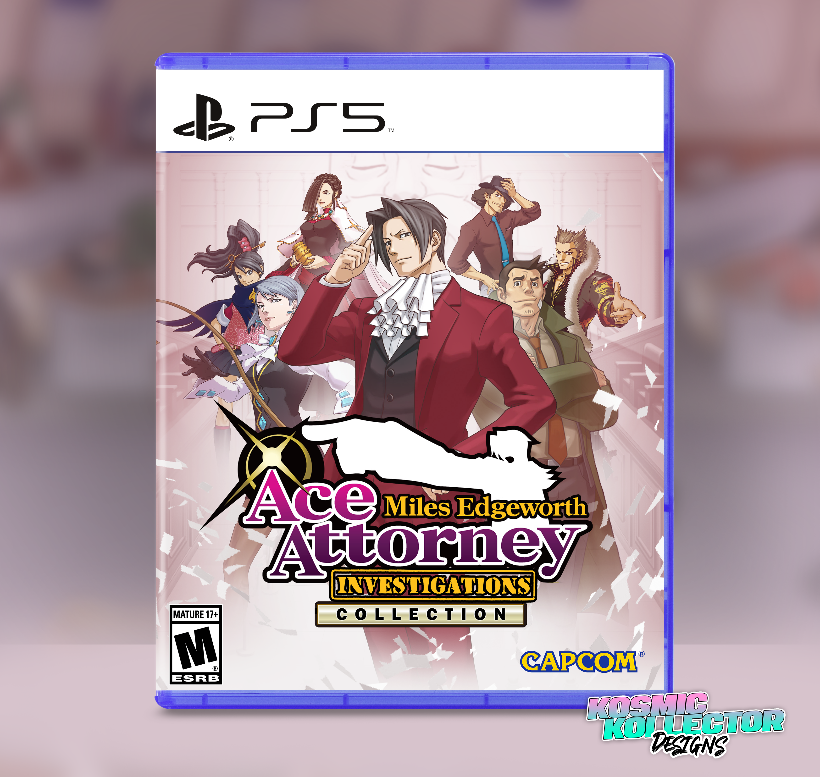 Ace Attorney Investigations Collection box cover