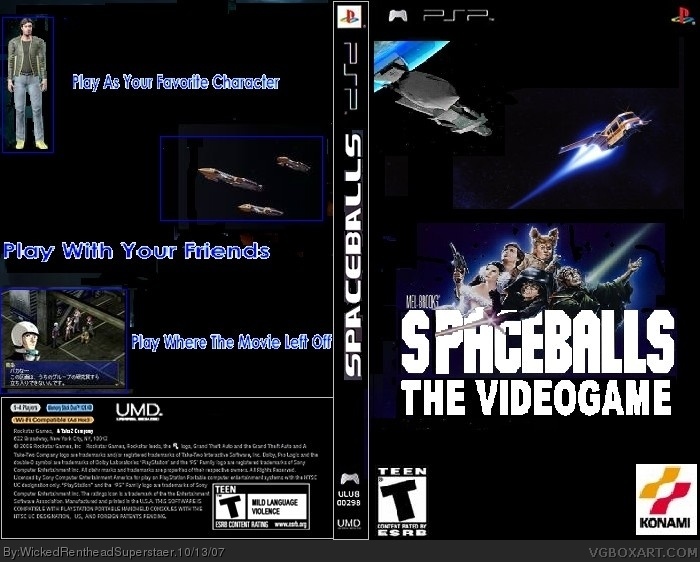 Spaceballs The Video Game box cover