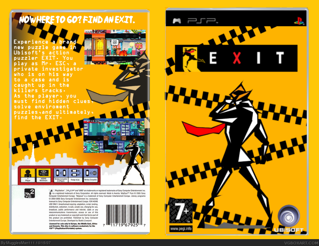 Exit box cover