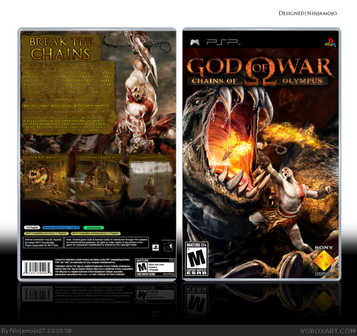 God of War: Chains of Olympus box art cover