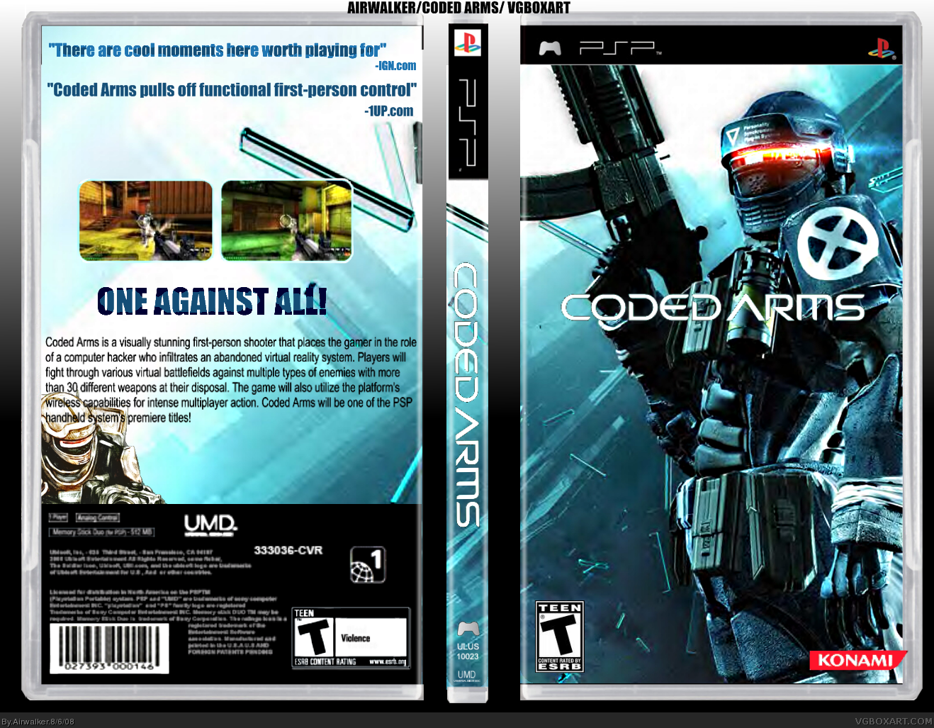 Coded Arms box cover