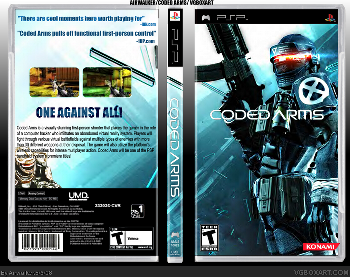 Coded Arms box art cover