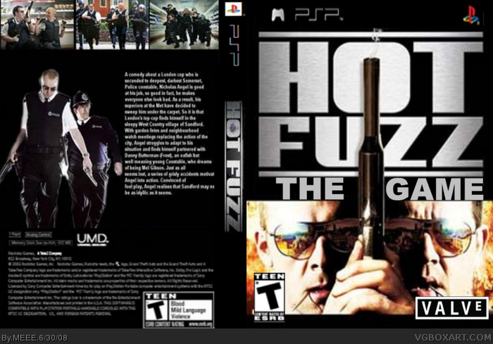 Hot Fuzz The Game box art cover