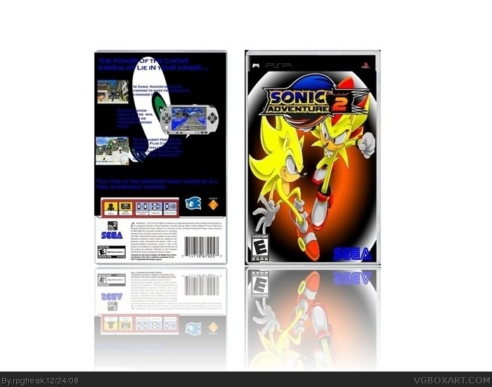 Sonic Adventure +2 box art cover