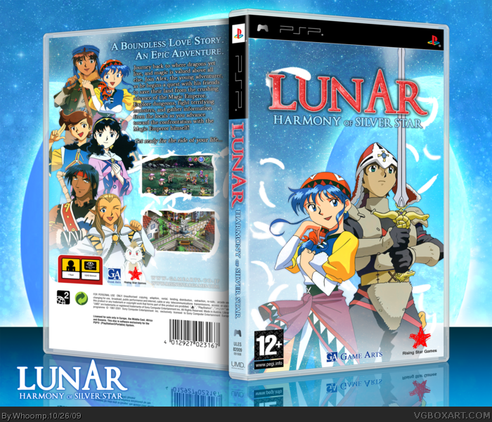 Lunar: Harmony of Silver Star box art cover