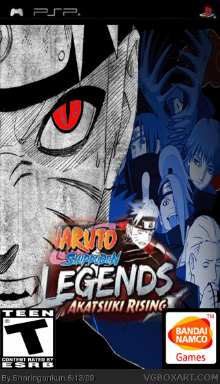 Naruto Shippuden:Legends Akatsuki Rising box cover