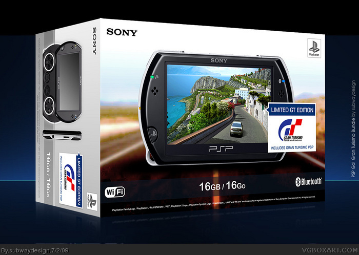 PSP Go! Gran Turismo Bundle box art cover