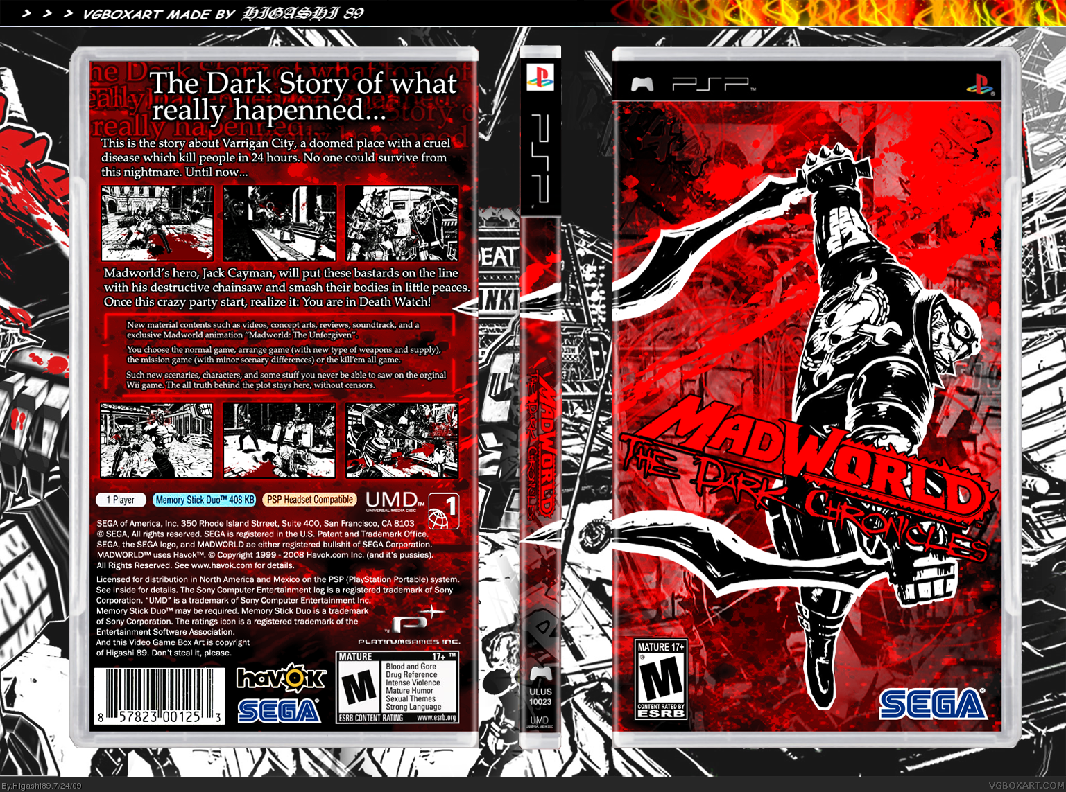 Madworld: The Dark Chronicles box cover