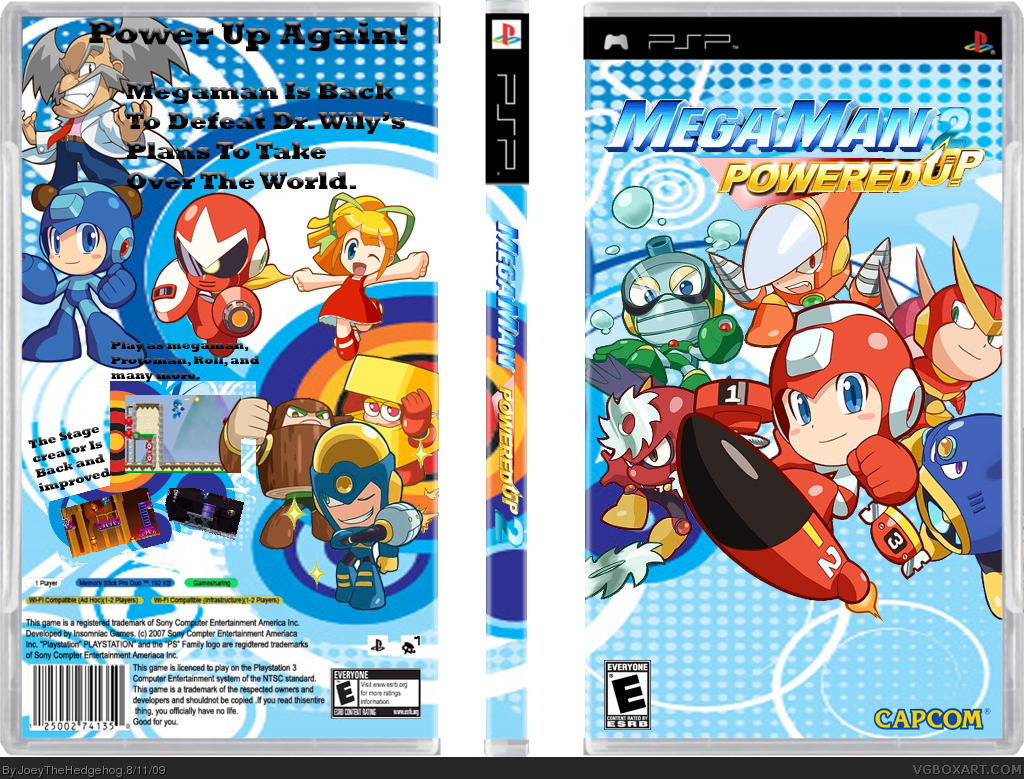 Megaman Powered Up 2 box cover
