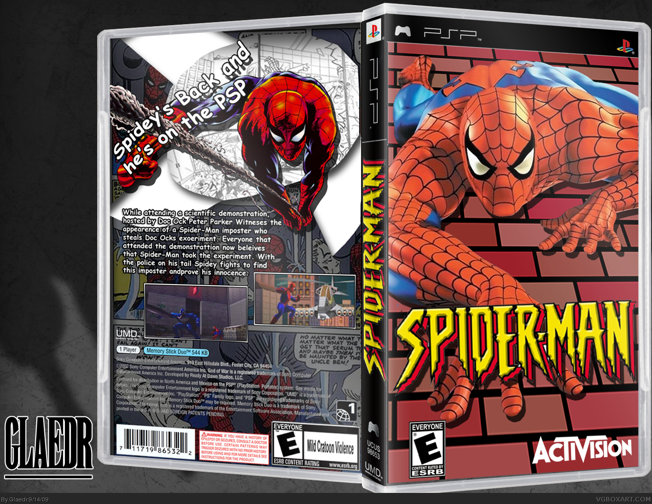 Spiderman box cover