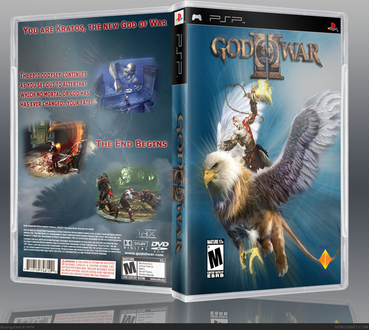 God of War 2 box cover