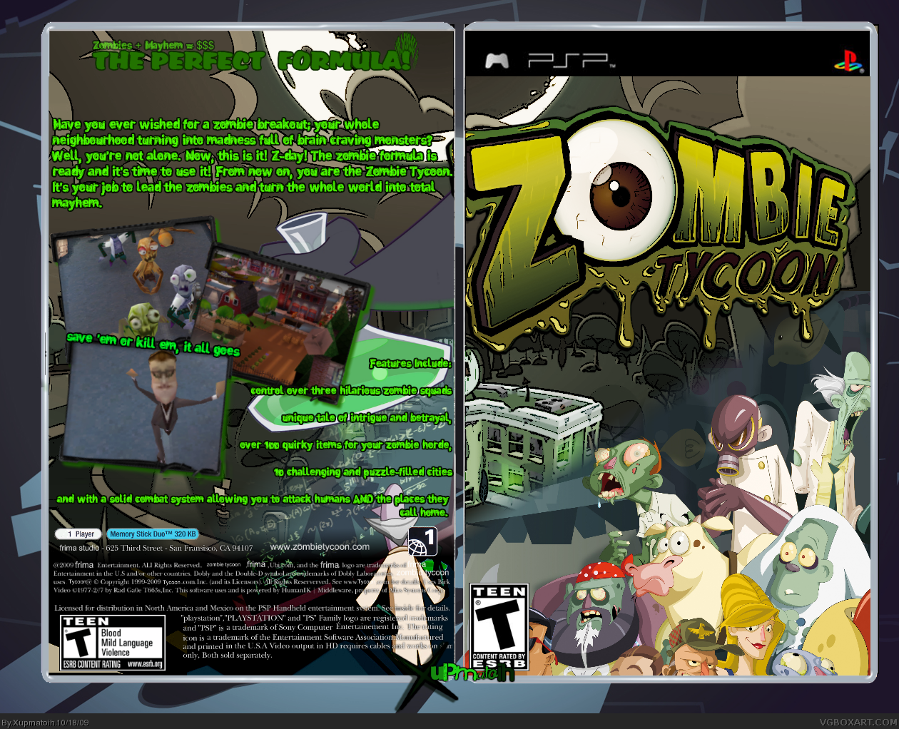 Zombie Tycoon box cover