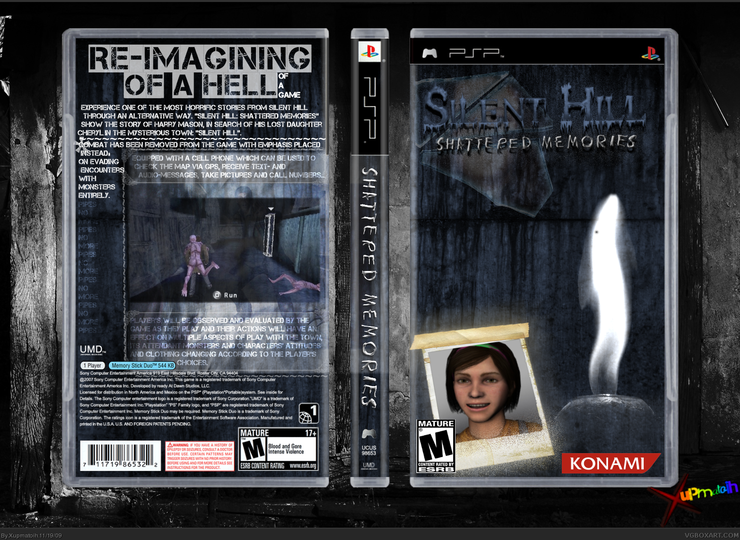 Silent Hill Shattered Memories box cover