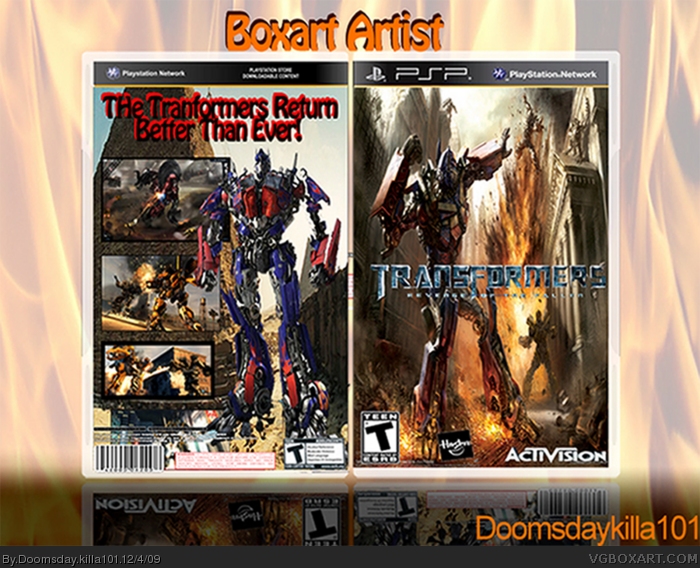 Transformers 2 Revenge Of The Fallen box art cover