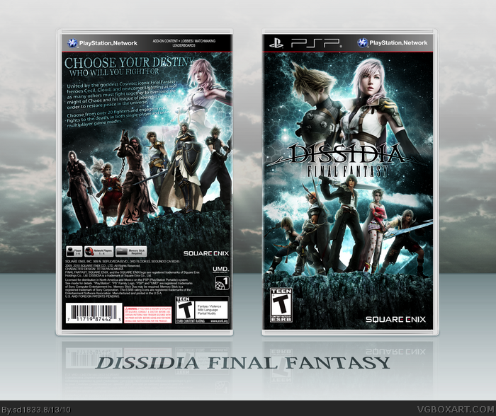 Dissidia Final Fantasy box art cover