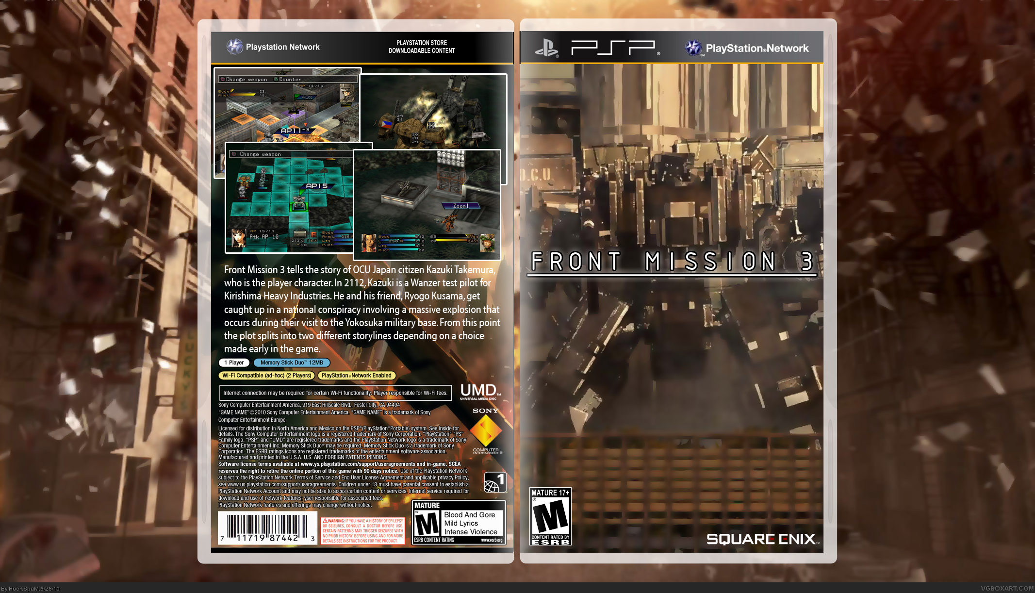Front Mission 3 box cover