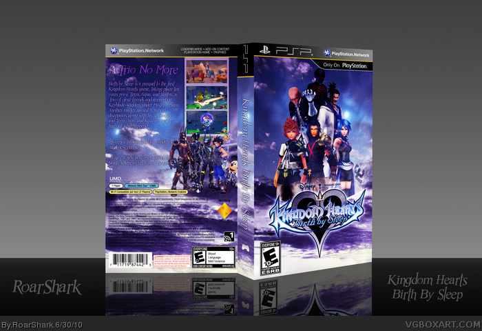 Kingdom Hearts Birth By Sleep box art cover