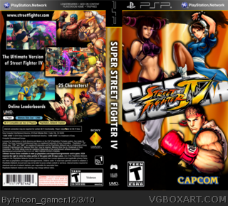 Super Street Fighter IV box art cover