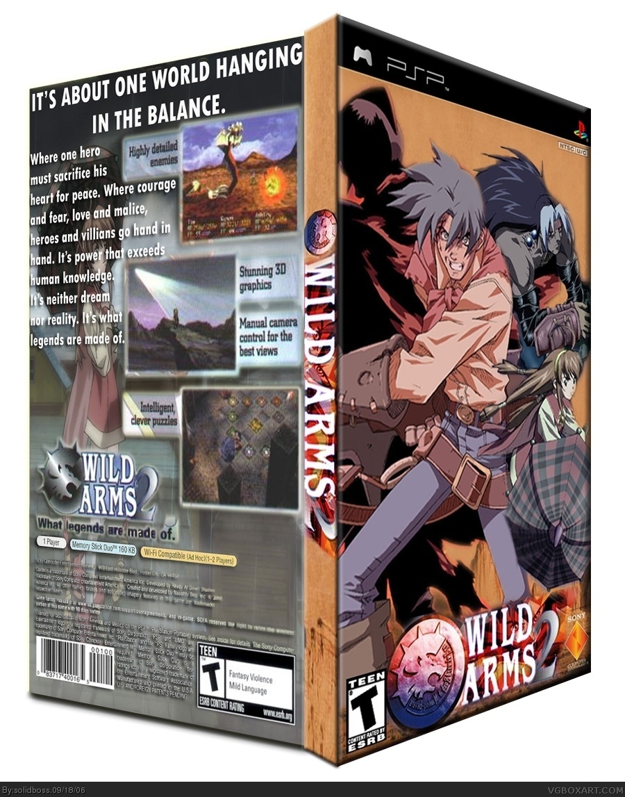Wild Arms 2 box cover
