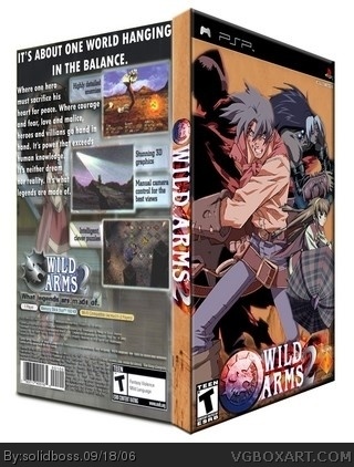 Wild Arms 2 box art cover