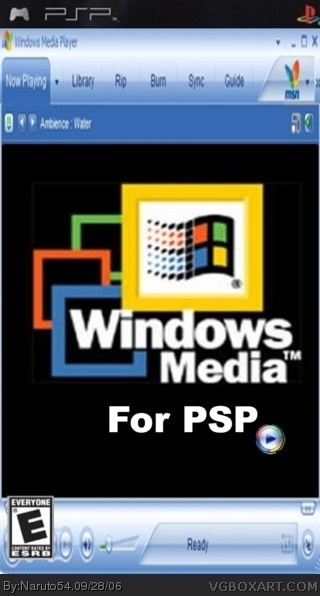 Windows Media for PSP box cover