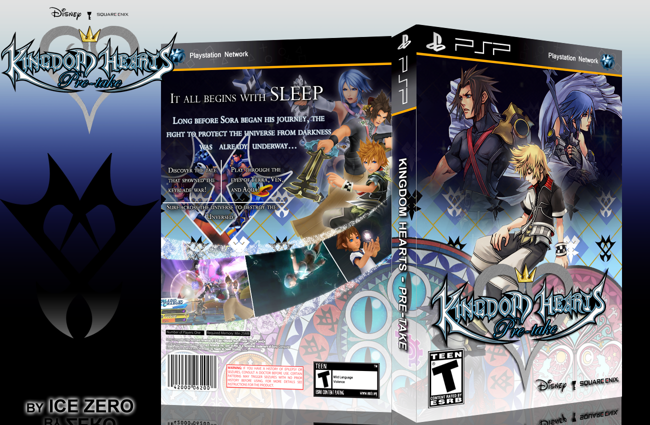 Kingdom Hearts: Pre-take box cover