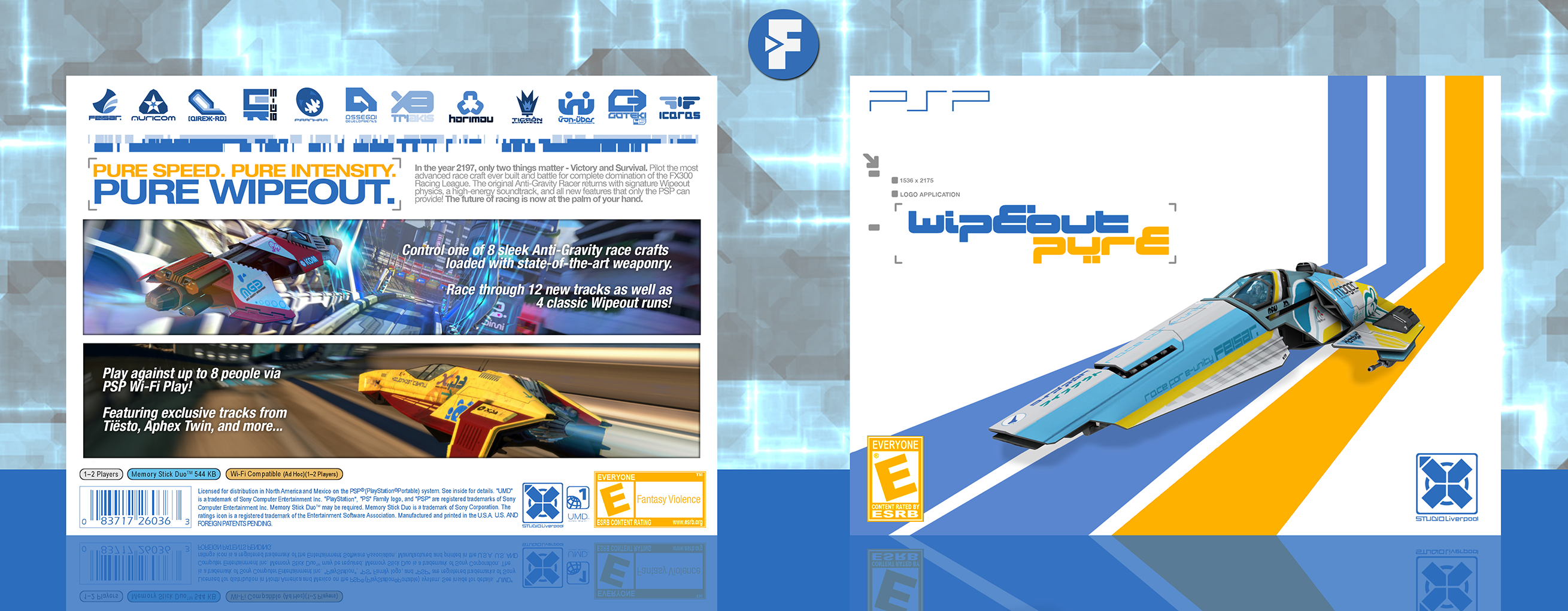Wipeout Pure box cover