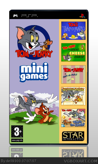 Tom and Jerry Mini Games box cover