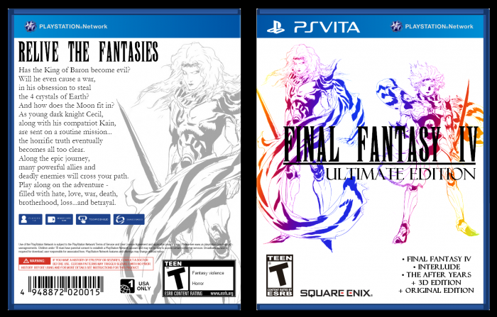 Final Fantasy IV Ultimate Edition box art cover